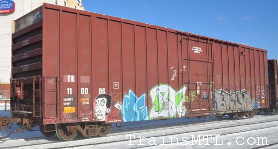 Car/wagon TR110086 right side / coté droit